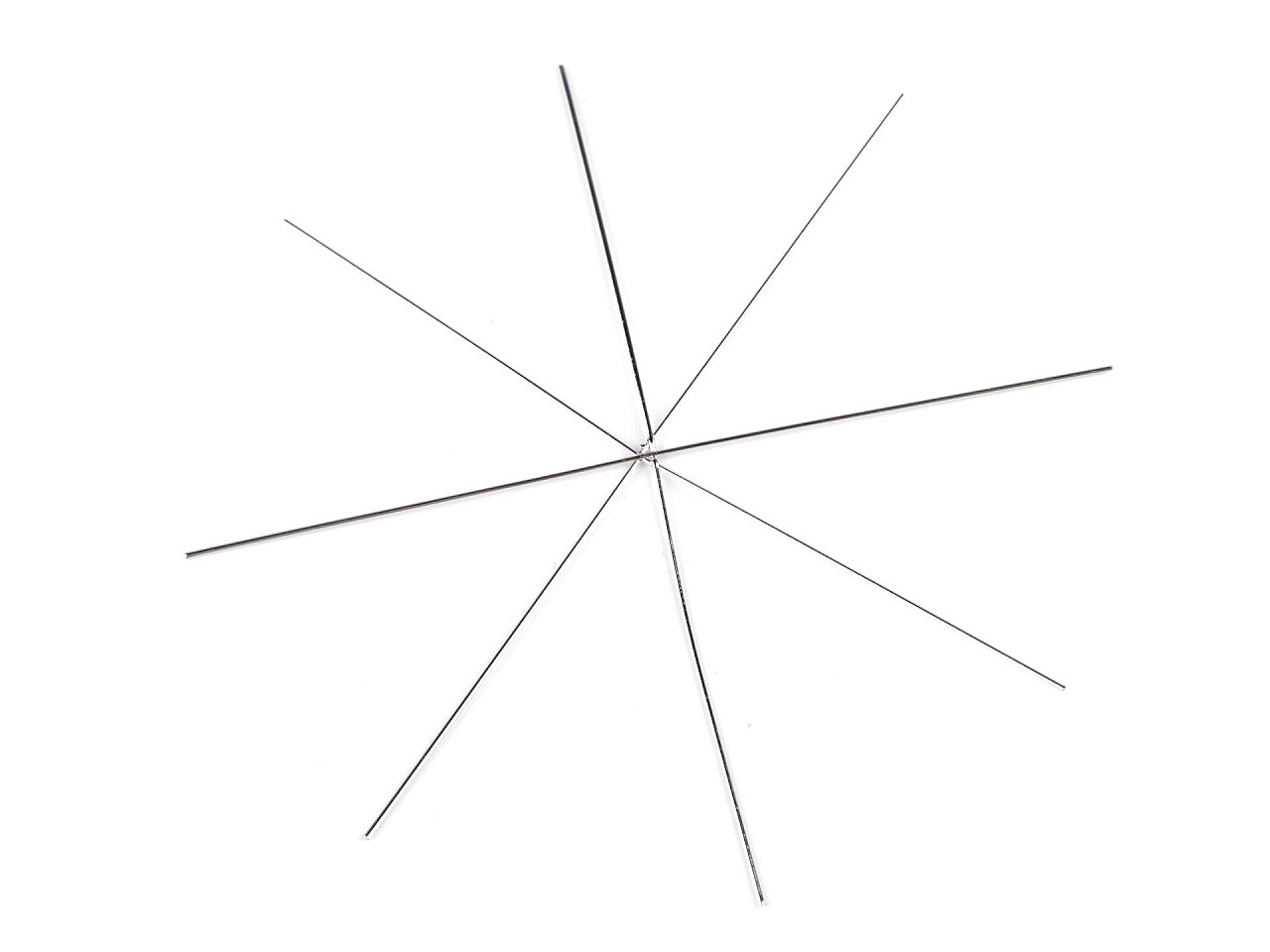 Baza de sarma fulg de zapada pentru margelit ø12 cm - Platinum (5 Bucăți)