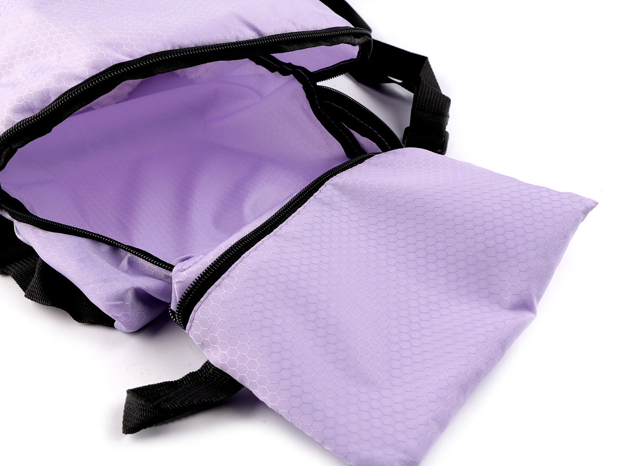 Rucsac usor pliabil 32x39 cm - Roz pudrat (1 Bucată)