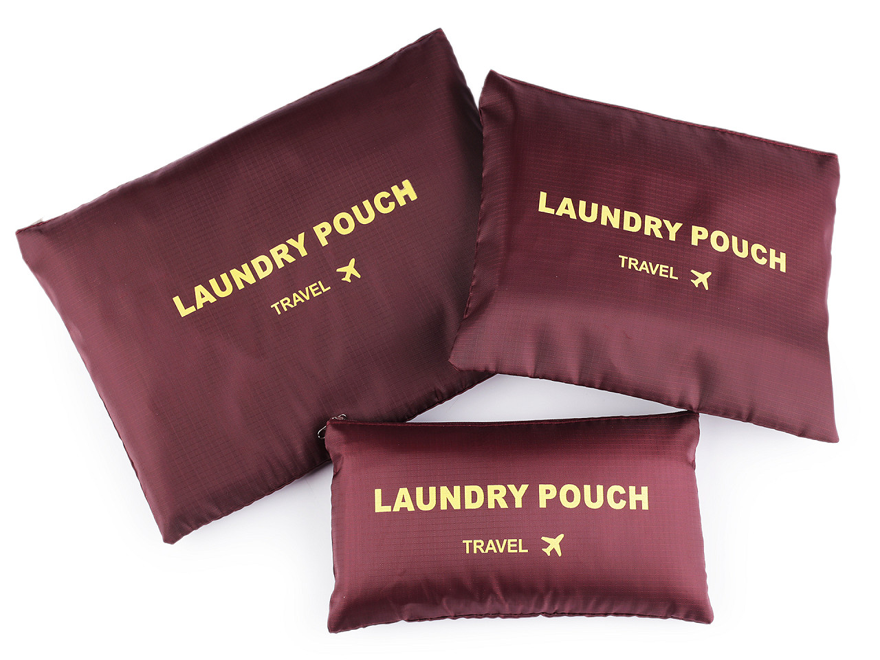 Set de organizatori de călătorie pentru valiză 6 buc - Roz somon închis (1 Set)