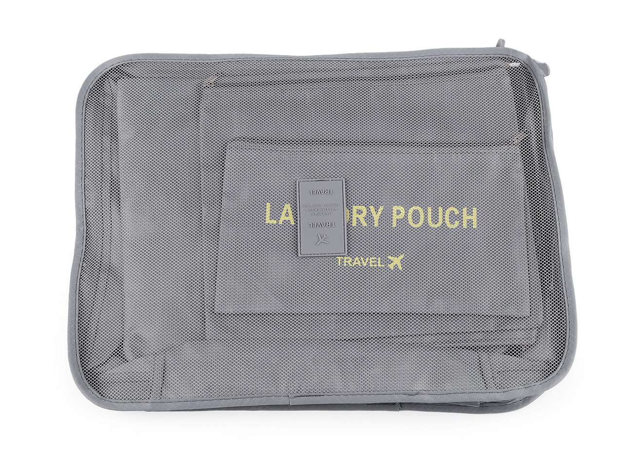 Set de organizatori de călătorie pentru valiză 6 buc - Roz somon închis (1 Set)