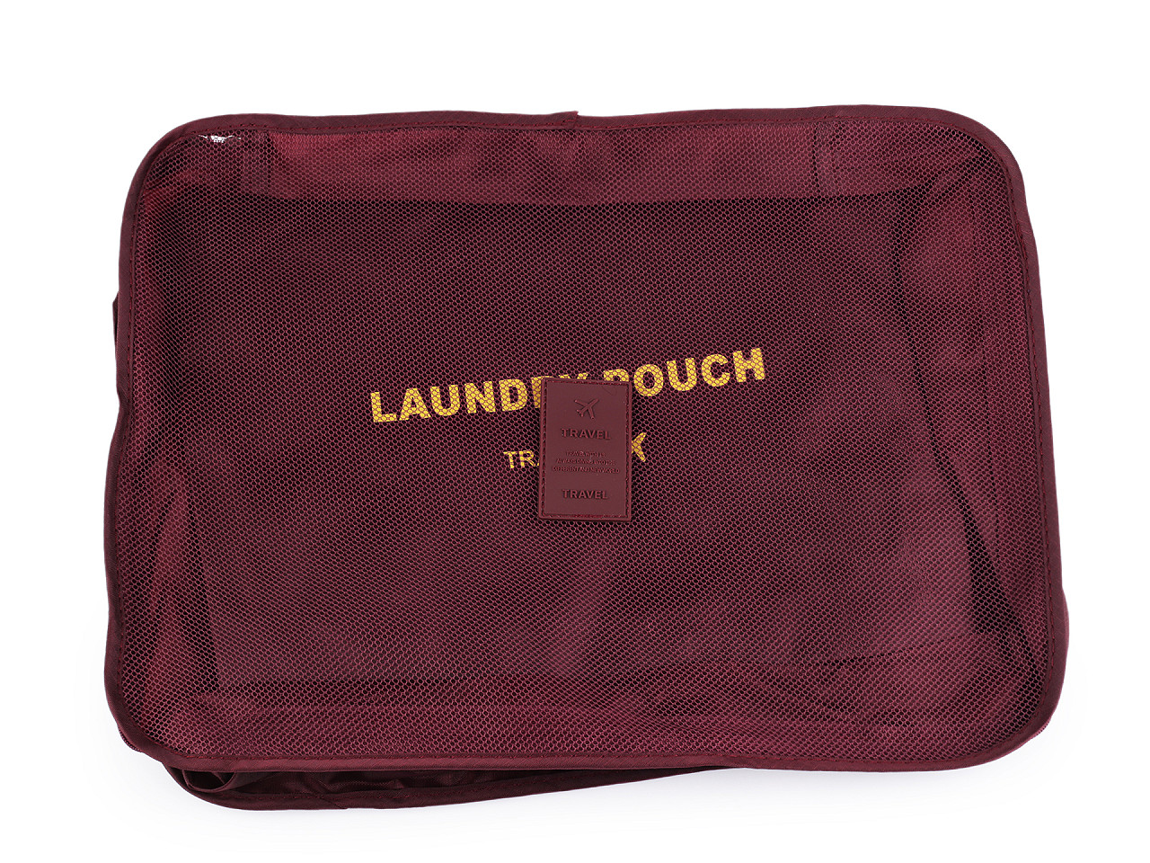 Set de organizatori de călătorie pentru valiză 6 buc - Roz somon închis (1 Set)