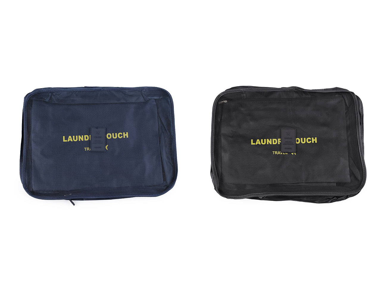 Set de organizatori de călătorie pentru valiză 6 buc - Roz somon închis (1 Set)