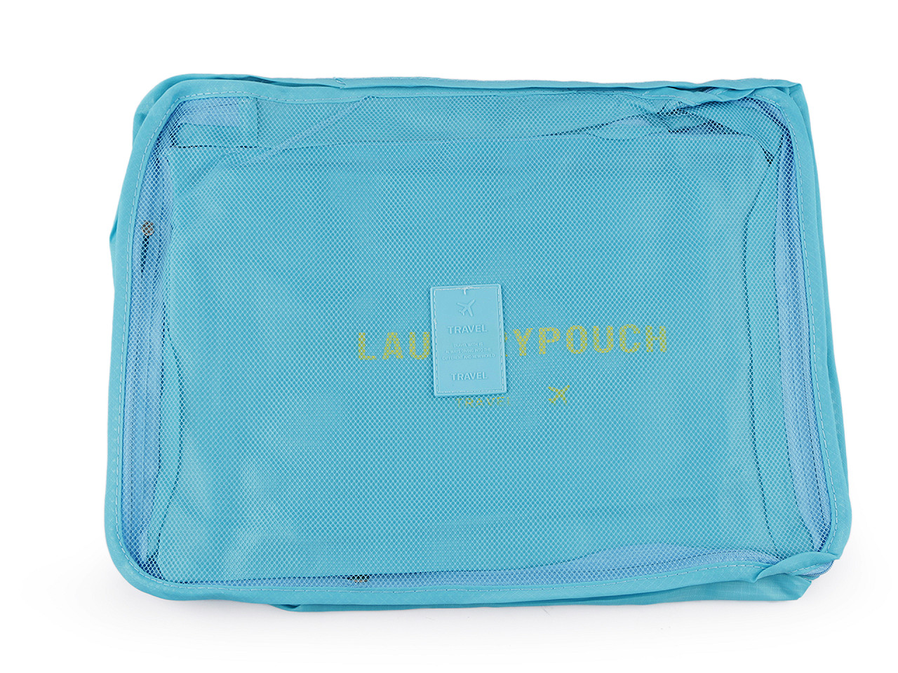 Set de organizatori de călătorie pentru valiză 6 buc - Roz somon închis (1 Set)