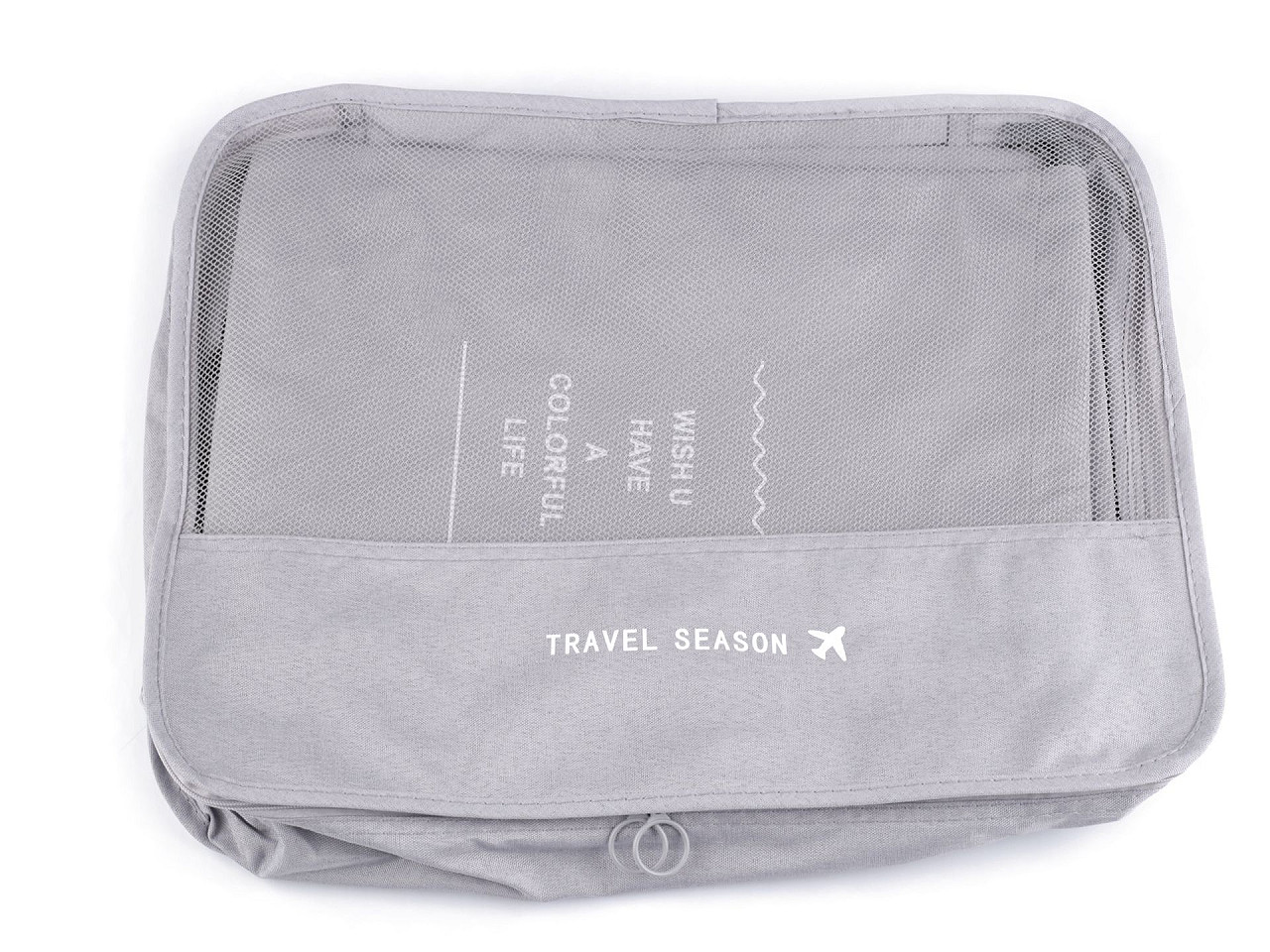 Set de organizatoare de călătorie pentru valiză 7 buc - Negru (1 Set)