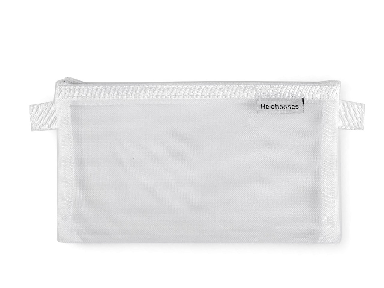 Etui / portofel plasa 20x12 cm - Roz deschis (1 Bucată)