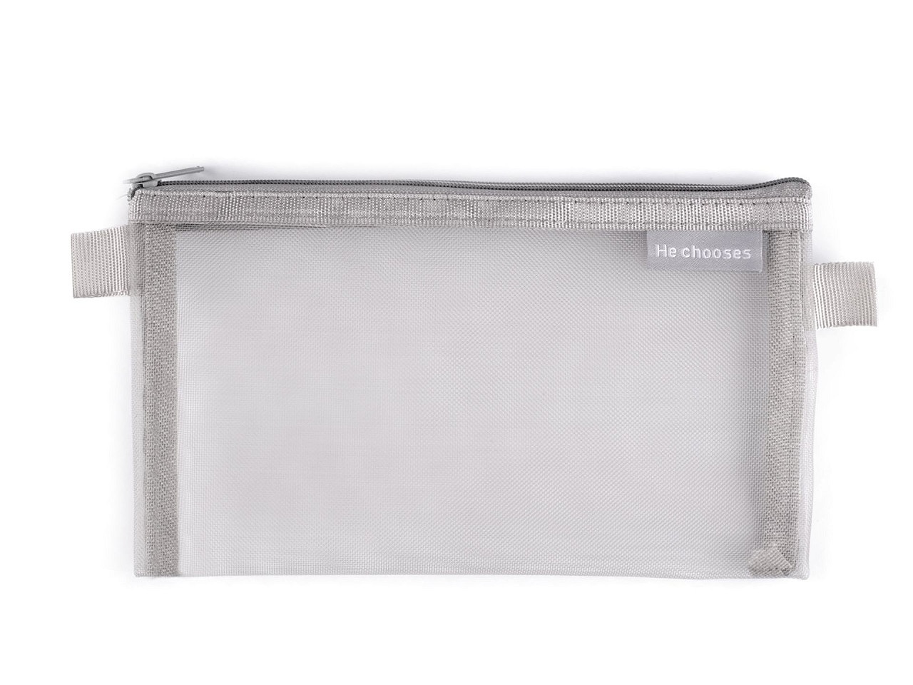 Etui / portofel plasa 20x12 cm - Roz deschis (1 Bucată)