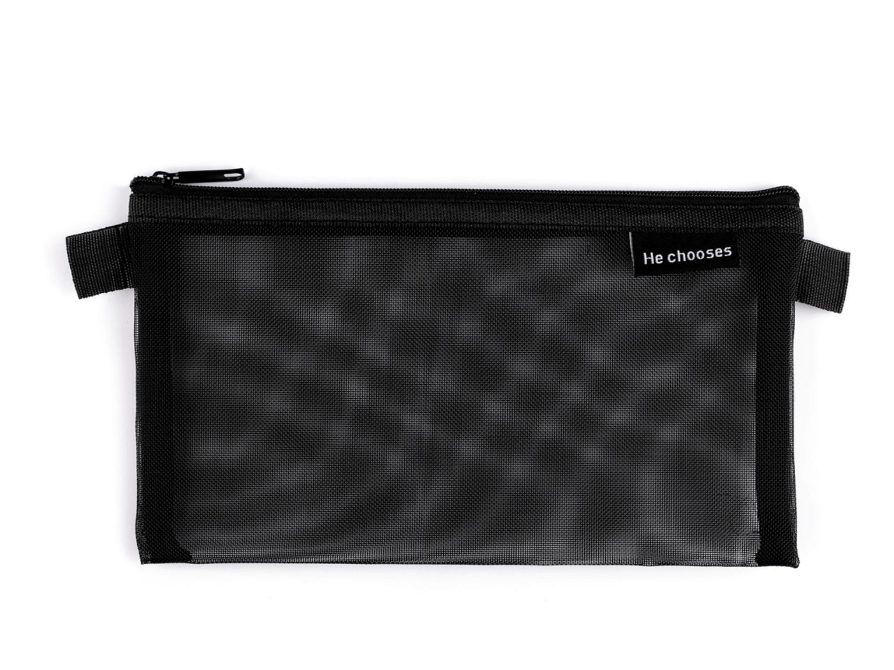 Etui / portofel plasa 20x12 cm - Roz deschis (1 Bucată)