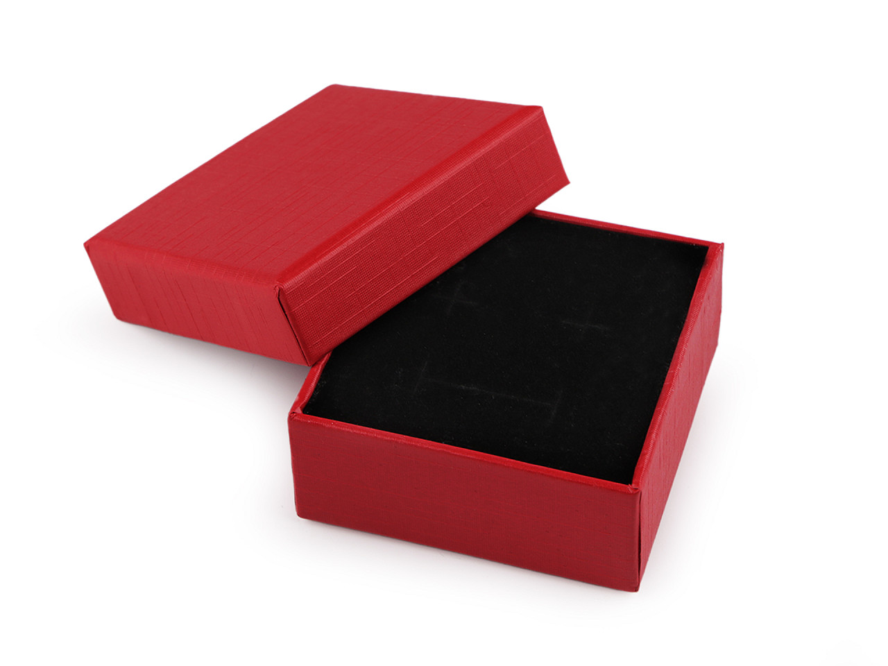 Cutie de bijuterii 7x7 cm - Negru (1 Bucată)