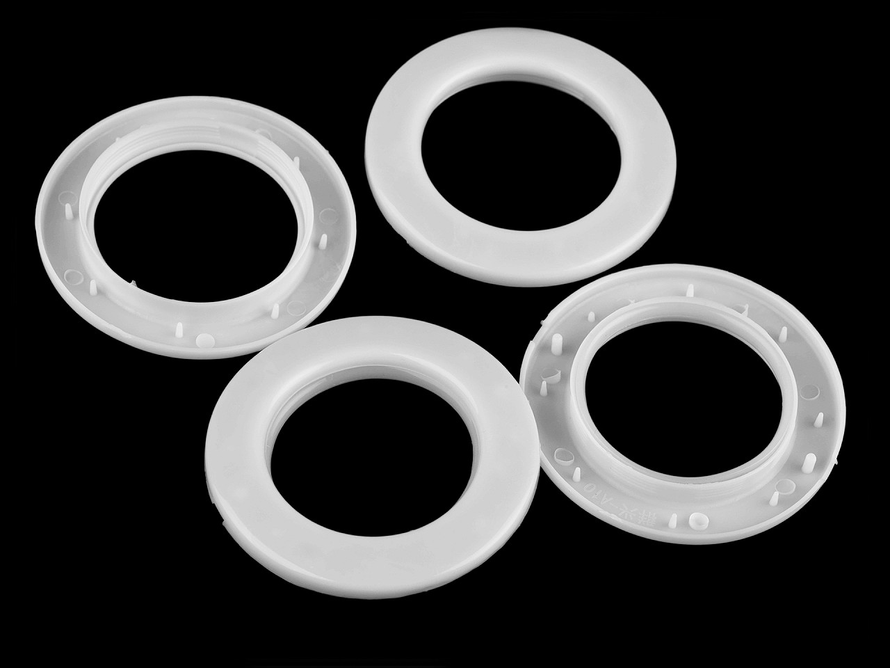 Ocheți pentru perdele și draperii interior ø42 mm - Auriu deschis (100 Seturi)