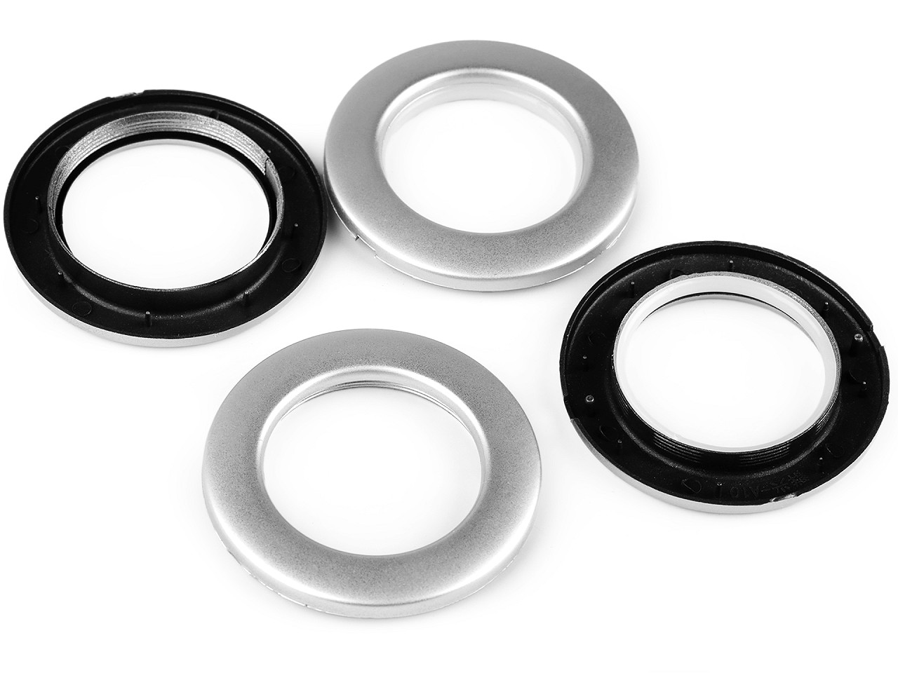 Ocheți pentru perdele și draperii interior ø42 mm - Auriu deschis (100 Seturi)