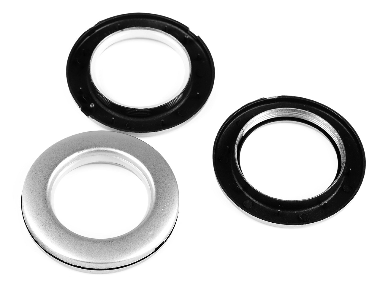 Ocheți pentru perdele și draperii interior ø42 mm - Auriu deschis (100 Seturi)