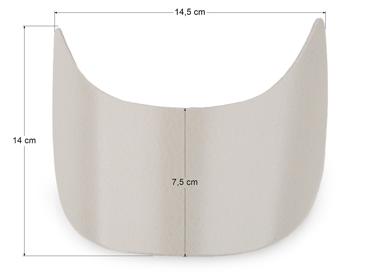 Cozoroc, latime 75 mm - Gri bej (50 Bucăți)