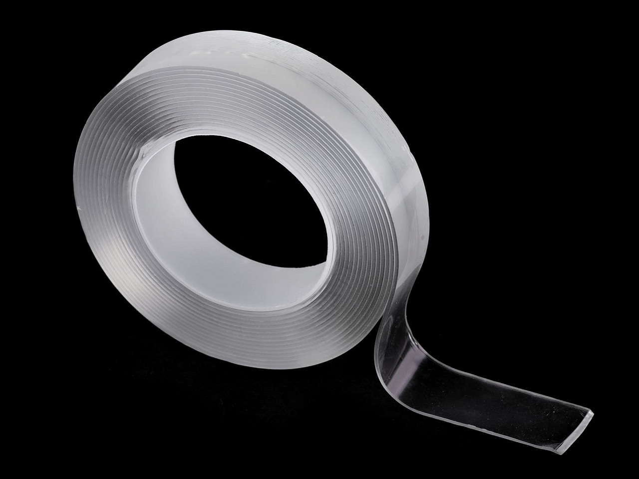 Banda dublu adezivă nano latime 3 cm - Transparent (1 Bucată)