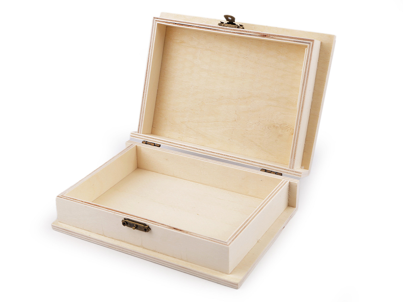 Cutie de lemn decorabila - Natur (1 Bucată)