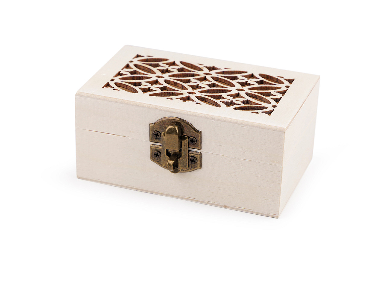 Cutie de lemn decorabila - Natur (1 Bucată)