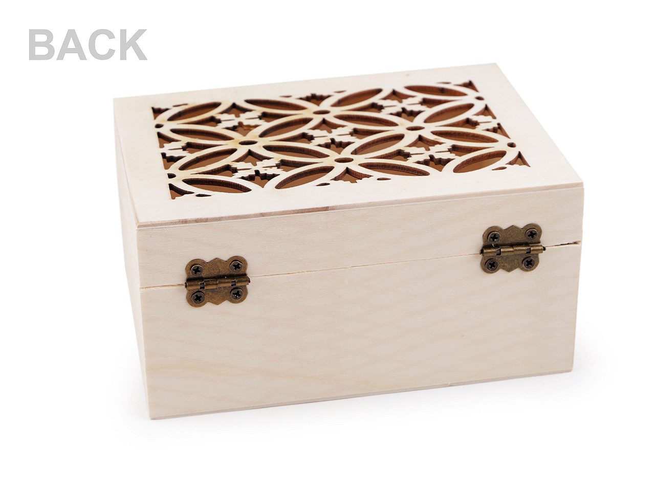 Cutie de lemn decorabila - Natur (1 Bucată)