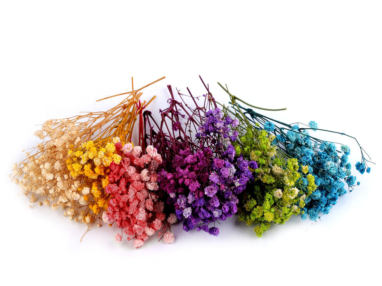 Voalul miresei uscat/stabilizat pentru aranjamente florale - Bleu turcoaz (1 Cutie)