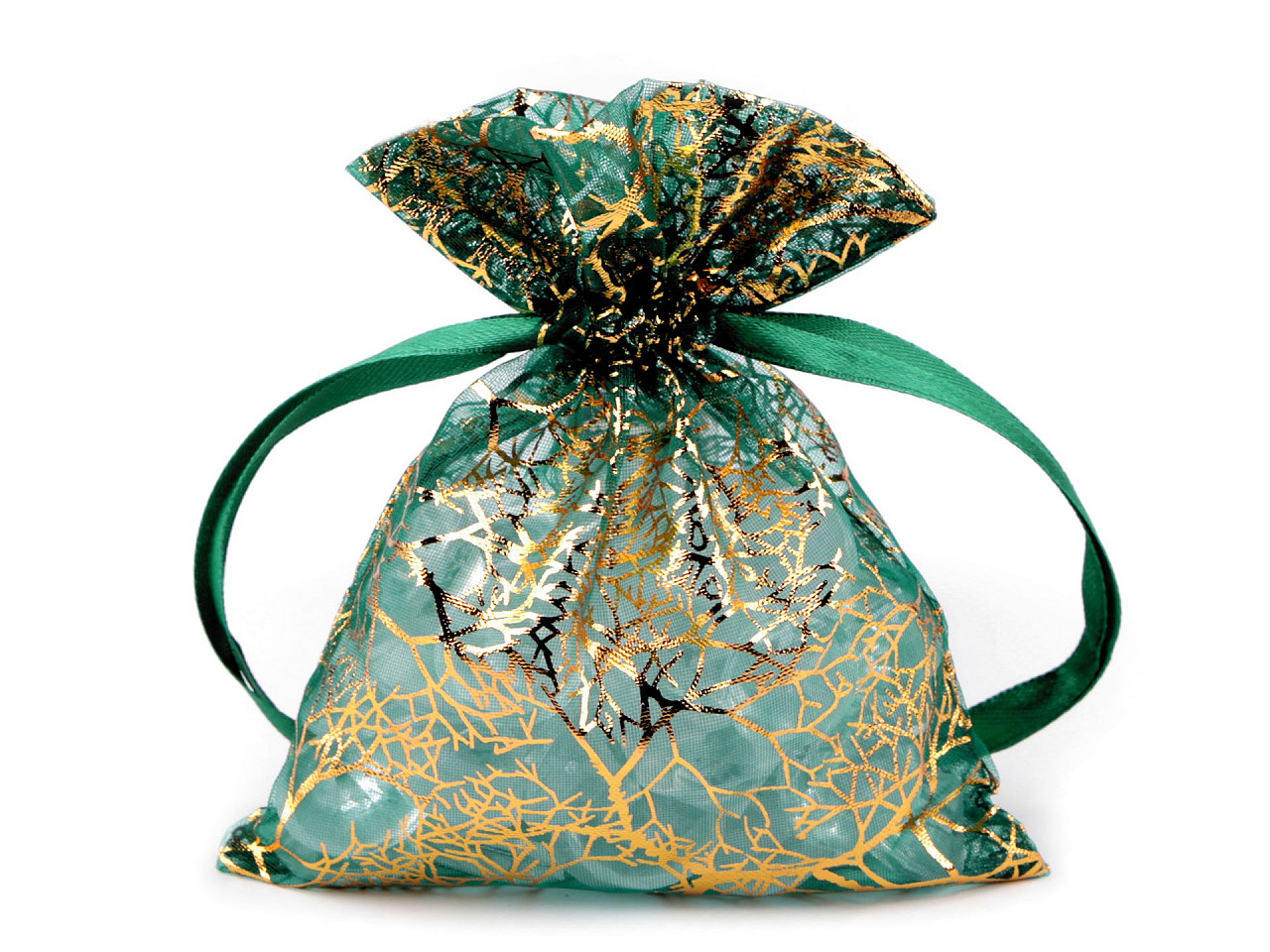 Saculet cadou 10x13 cm - Verde (10 Bucăți)