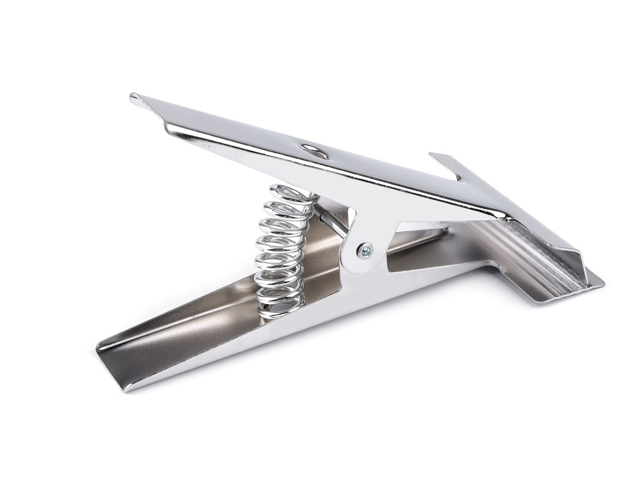 Clip metalic pentru țesături 8 cm - Nichel (1 Bucată)