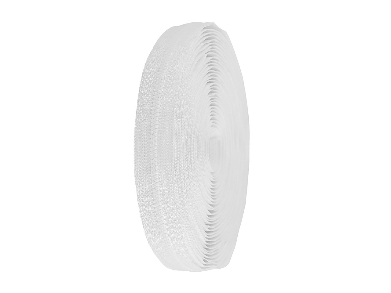 Fermoar plastic nr. 3 - Alb (200 Metri)