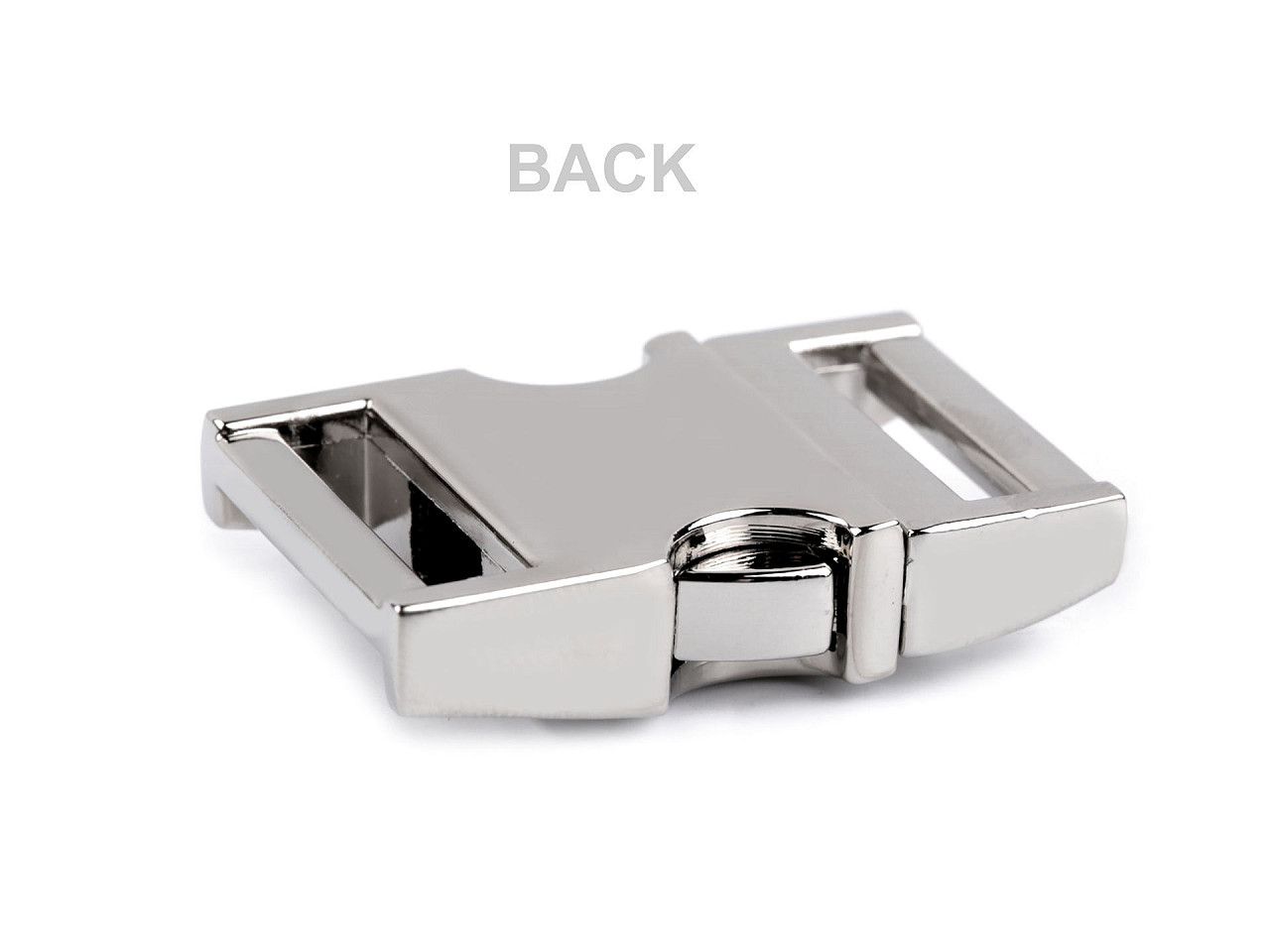 Catarama metalica latime 20 mm - Nichel (1 Pereche)