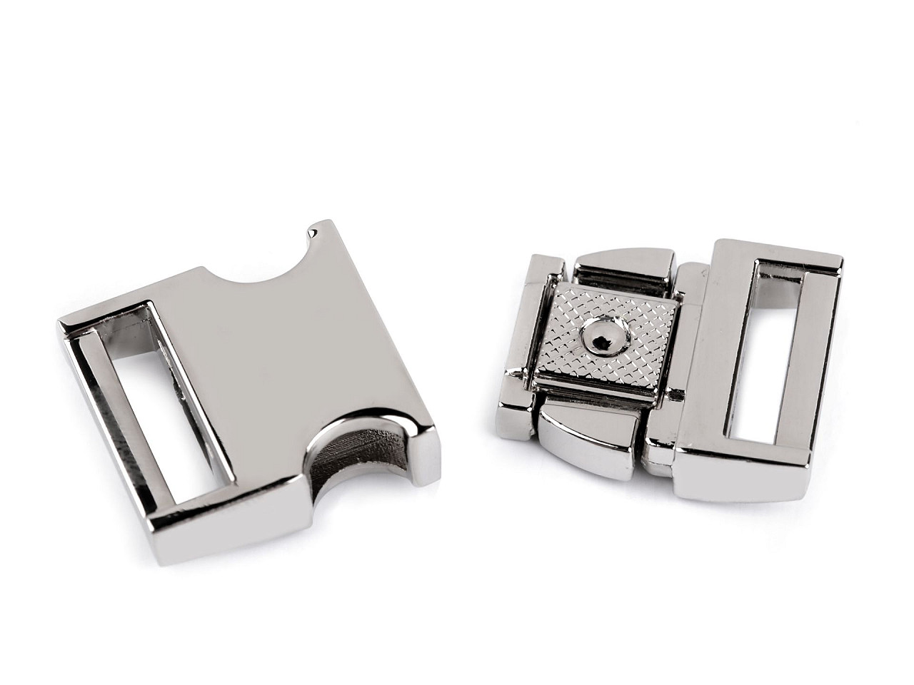 Catarama metalica latime 20 mm - Nichel (1 Pereche)