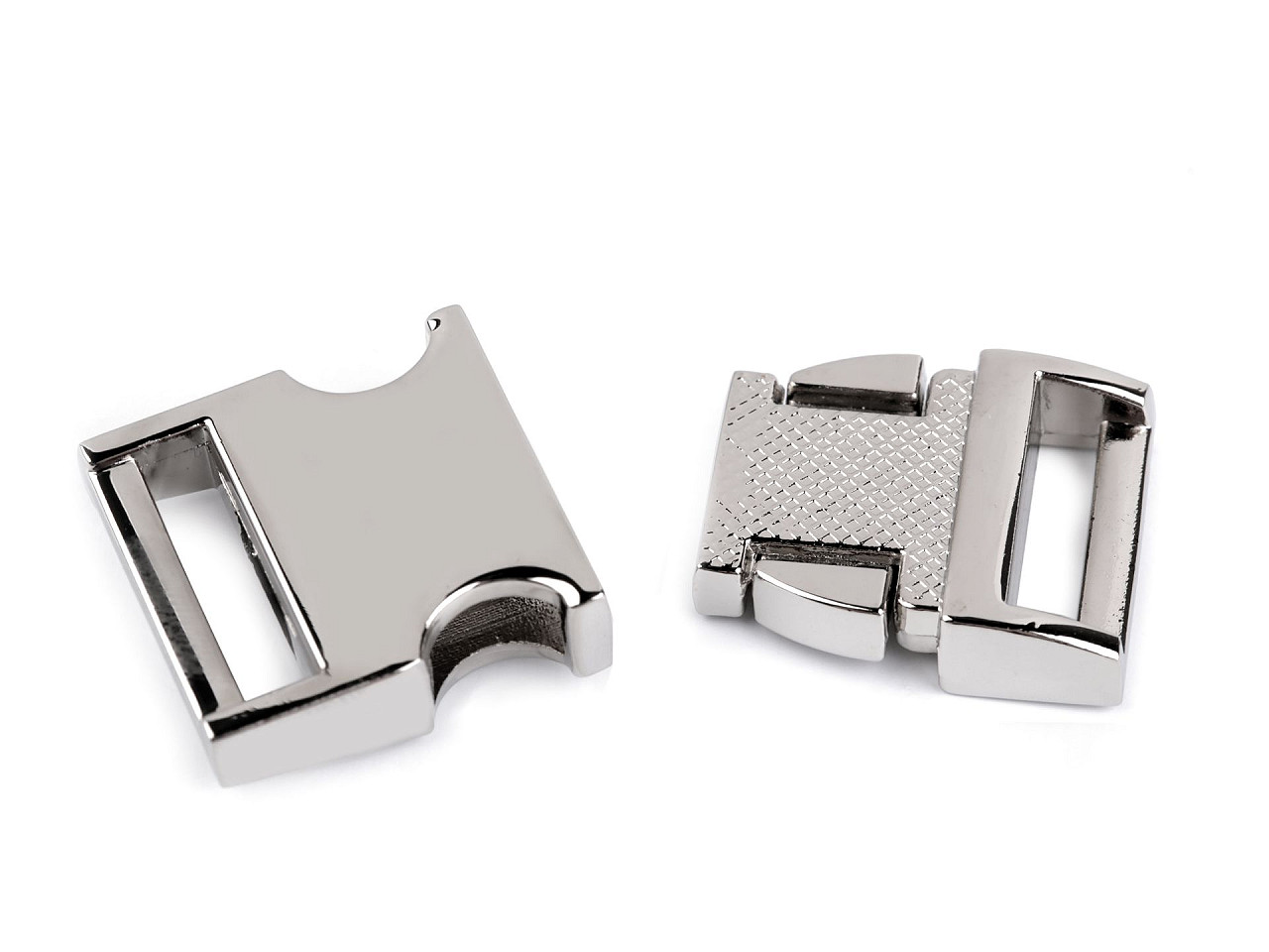 Catarama metalica latime 20 mm - Nichel (1 Pereche)