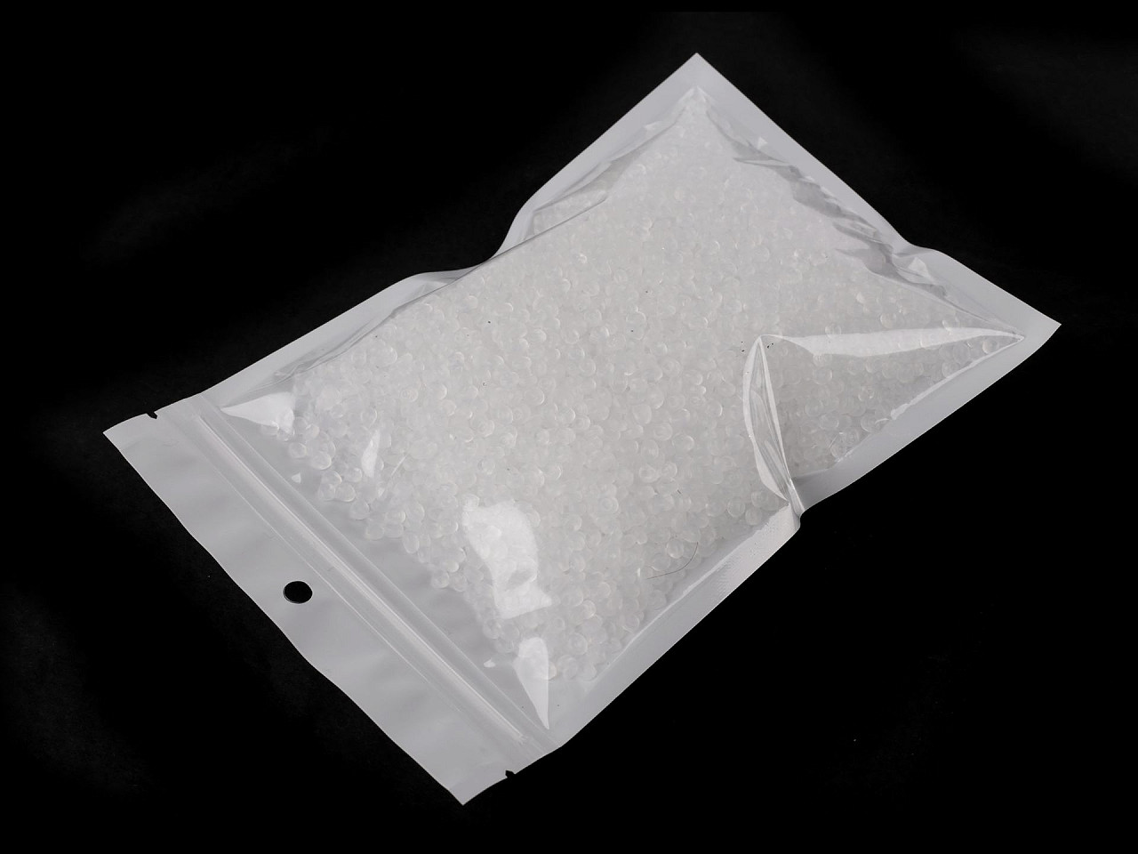 Saculeț din celofan cu fermoar  12x18 cm - Alb (100 Bucăți)