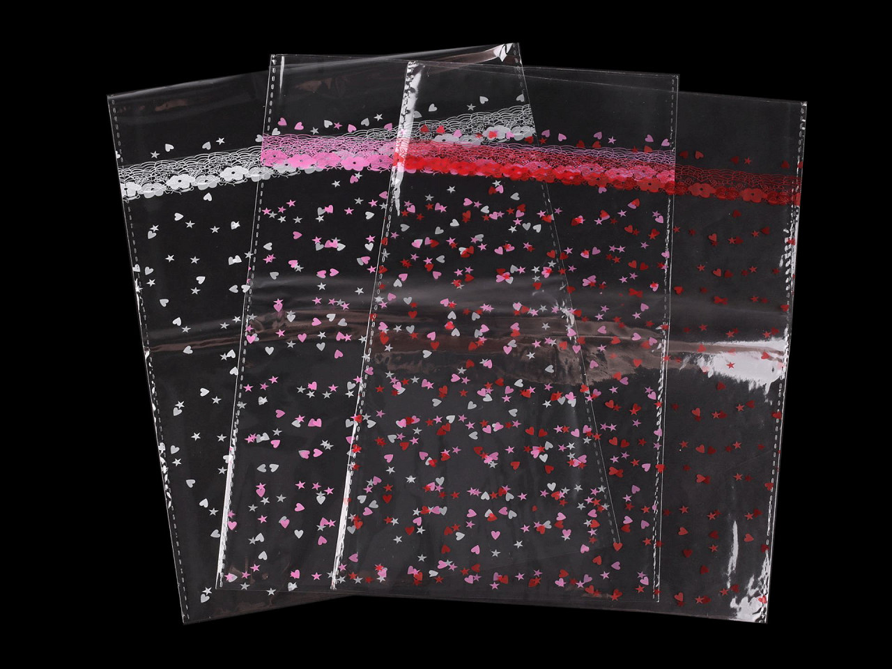 Saculeț din celofan 18x25 cm - Alb (100 Bucăți)