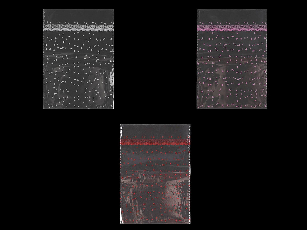 Saculeț din celofan 18x25 cm - Alb (100 Bucăți)