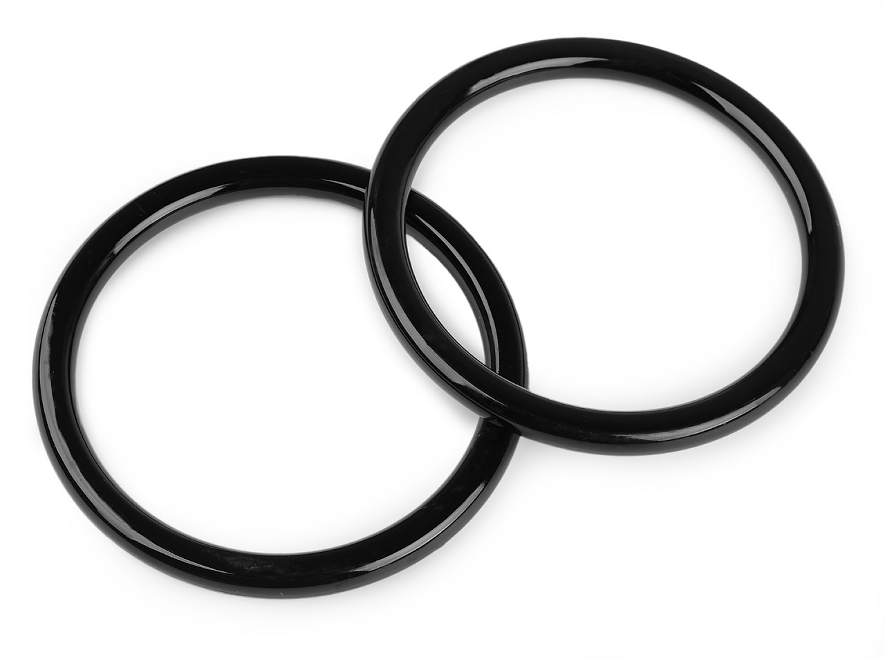 Mânere din plastic pentru genți ø14 cm - Maro coniac (2 Bucăți)