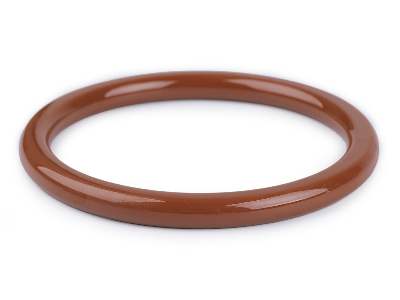 Mânere din plastic pentru genți ø14 cm - Maro coniac (2 Bucăți)