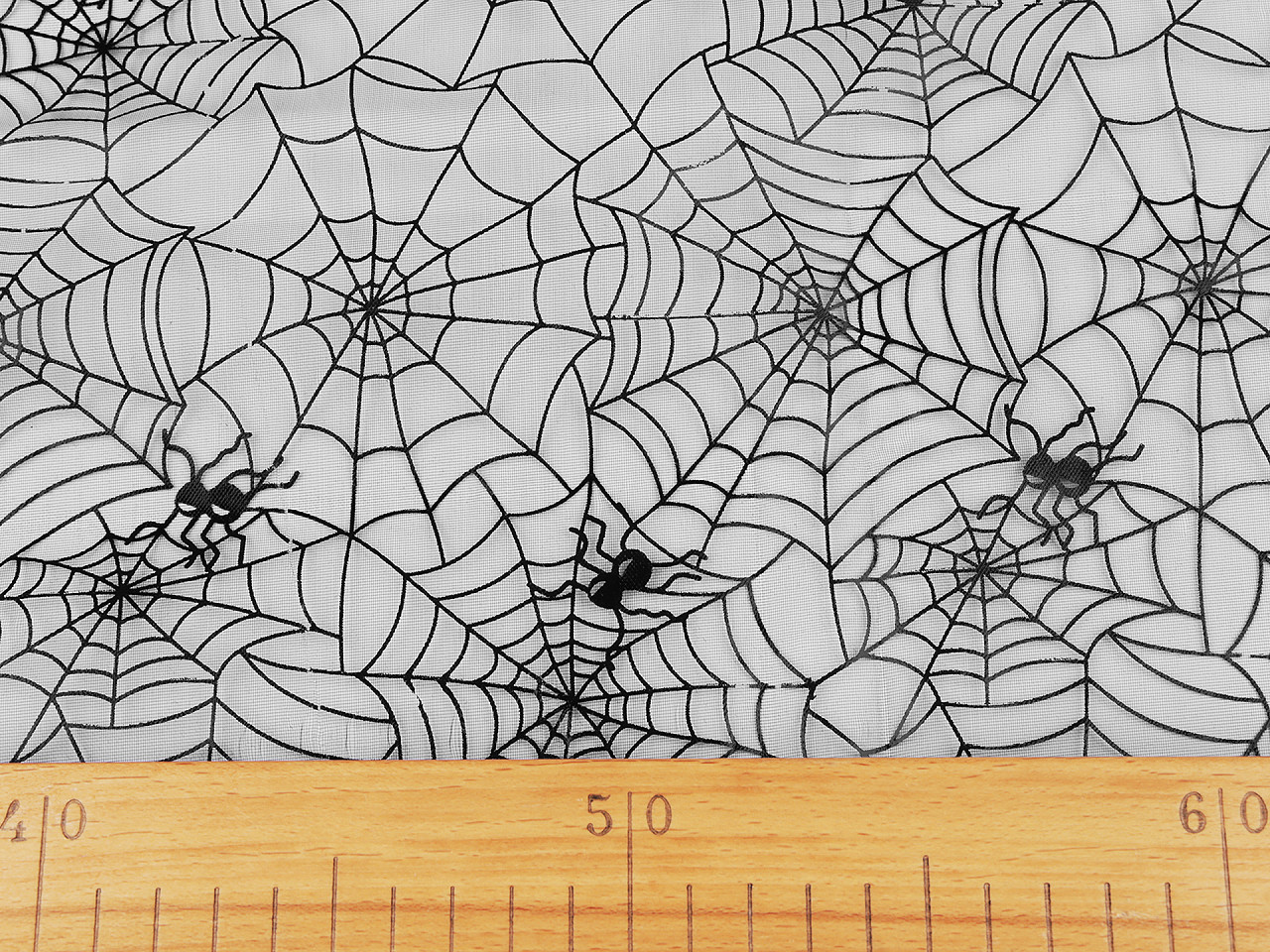 Organza pânză de păianjen - Portocaliu (1 Metru)