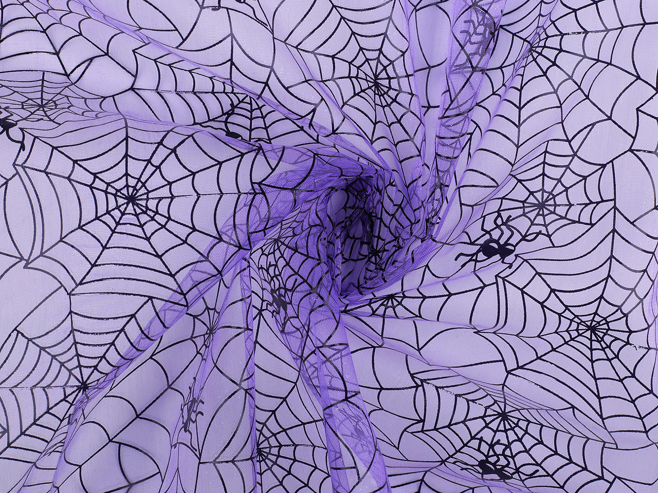 Organza pânză de păianjen - Portocaliu (1 Metru)