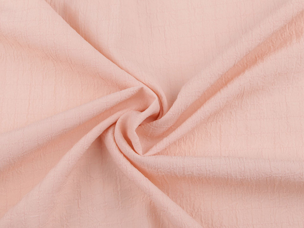 Țesătură creponată - Roz deschis (1 Metru)