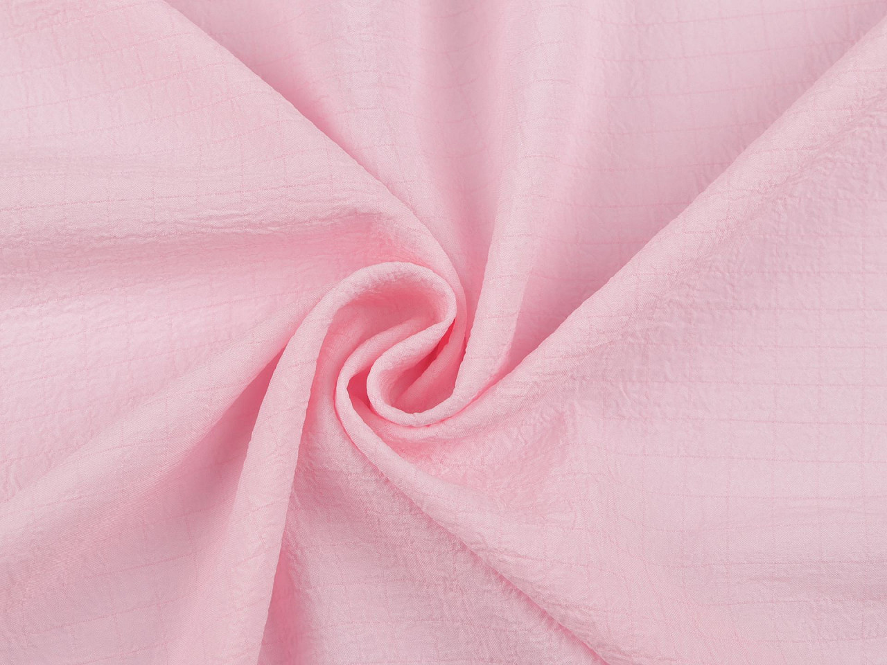 Țesătură creponată - Roz deschis (1 Metru)