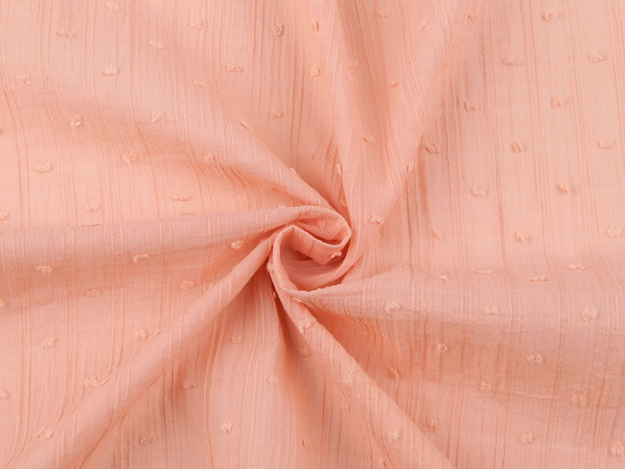 Muslină / tifon cu model - Off white (1 Metru)