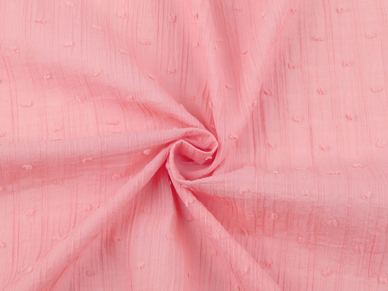 Muslină / tifon cu model - Off white (1 Metru)