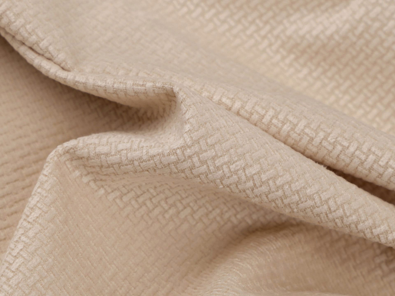 Catifea structuratata - Off white (1 Metru)