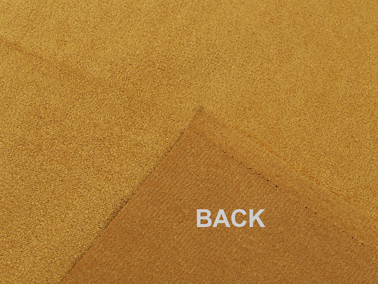 Tricot / imitație de piele întoarsă - Maro deschis (1 Metru)