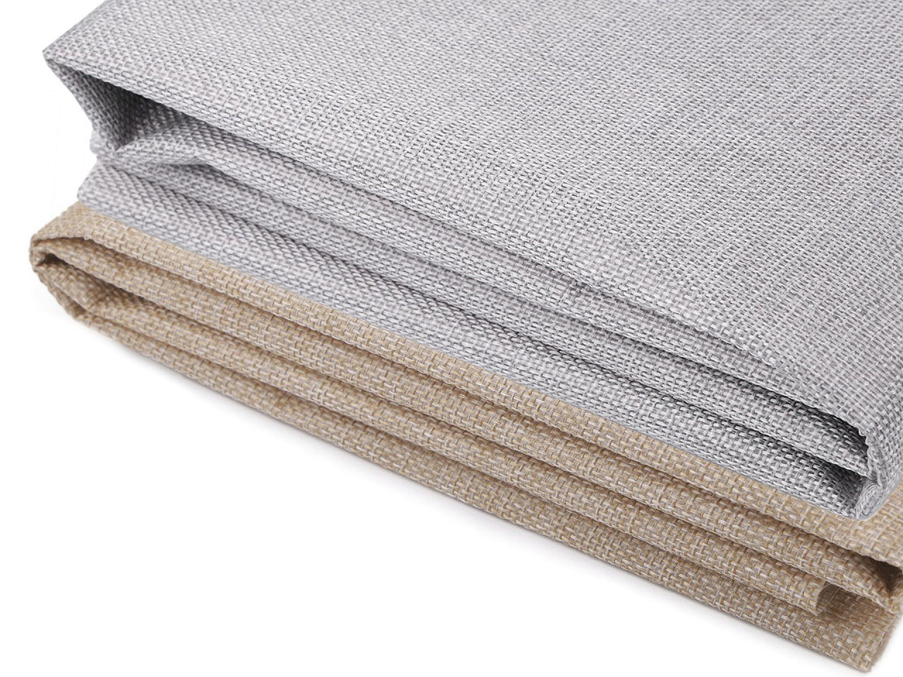 Imitatie de iuta cauciucata - Gri deschis (1 Metru)