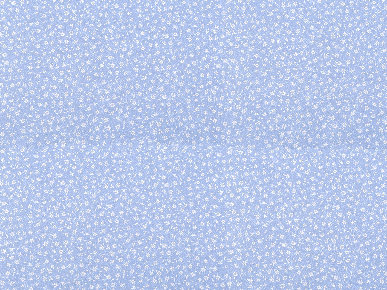 Țesătură de bumbac / pânză flori mici - Roșu (1 Metru)