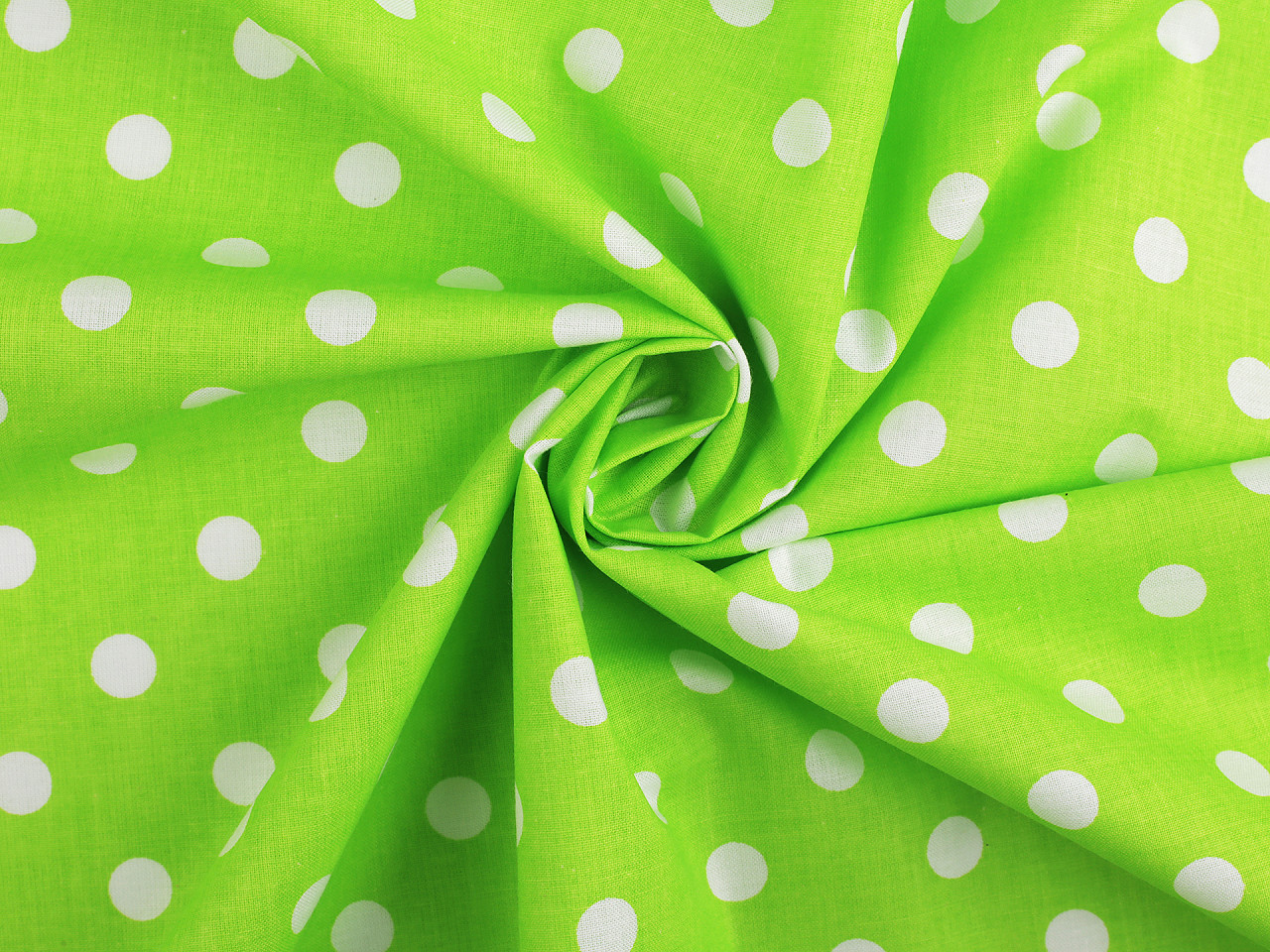 Țesătură de bumbac / pânză buline - Albastru închis (1 Metru)