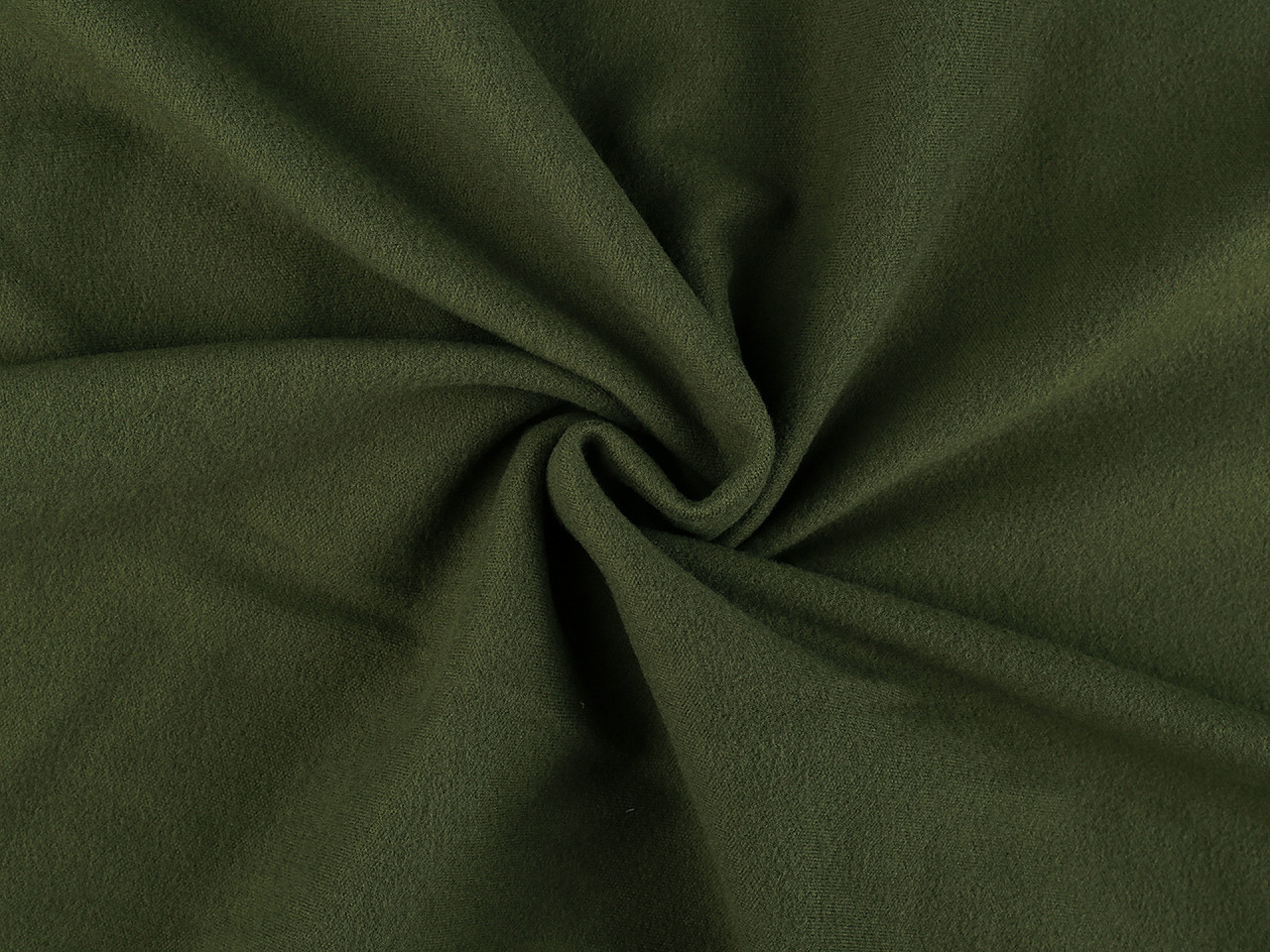 Soft fleece - Verde oliv (1 Metru)