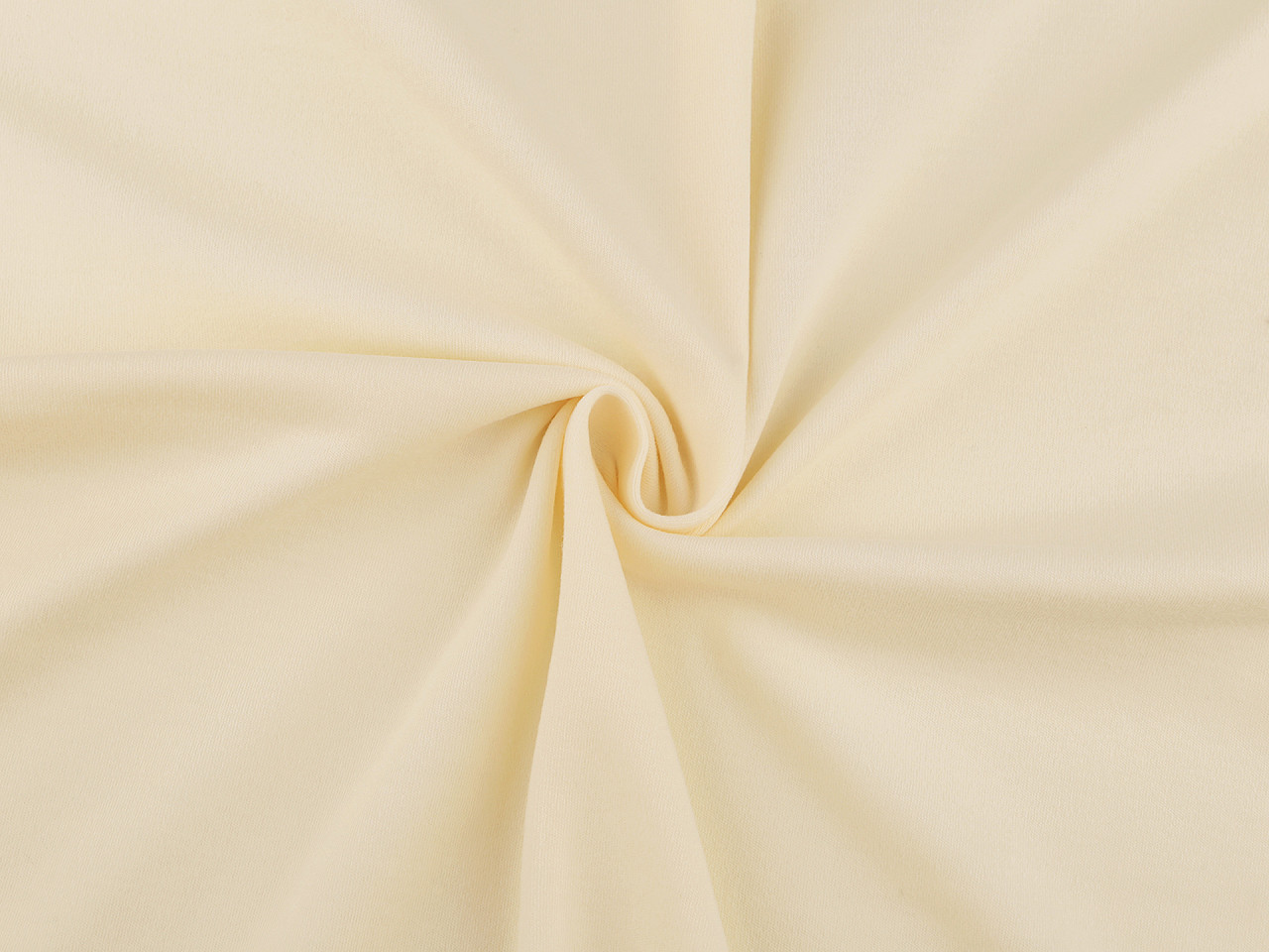 Bumbac tricotat uni latime 200 cm - Crem deschis (1 Metru)