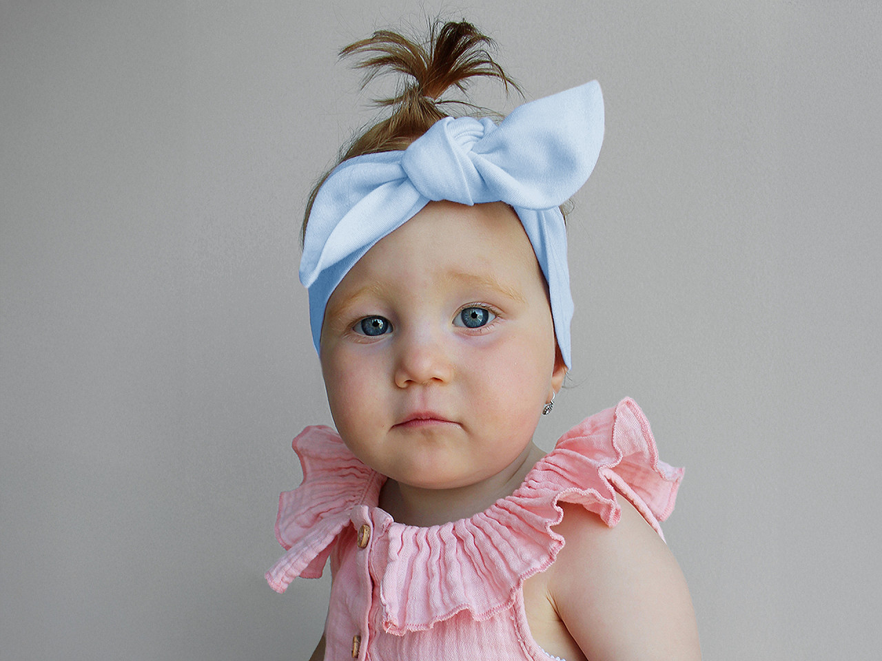 Bumbac tricotat uni latime 200 cm - Crem deschis (1 Metru)