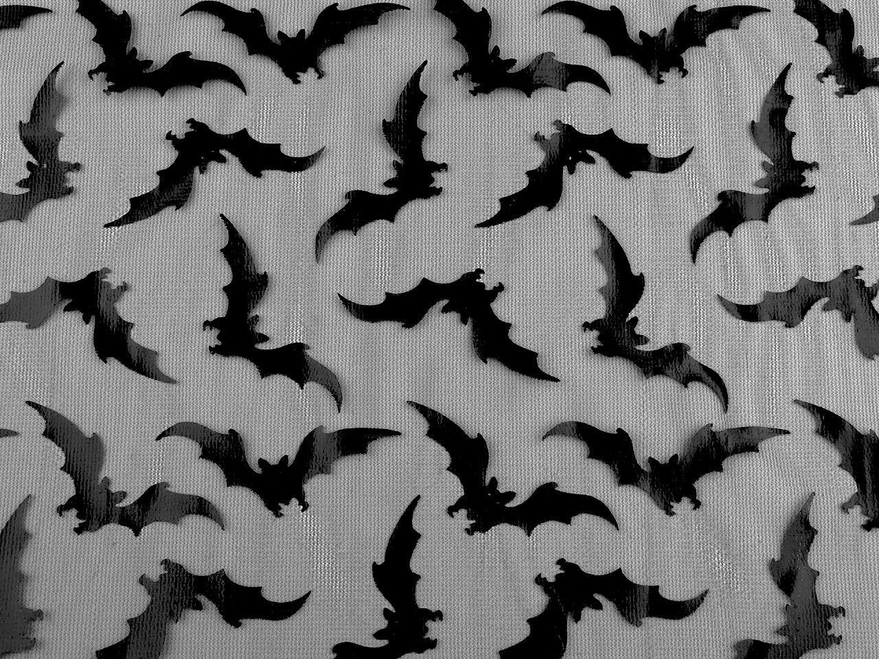 Tesatura din sifon lilieci - Negru (1 Metru)