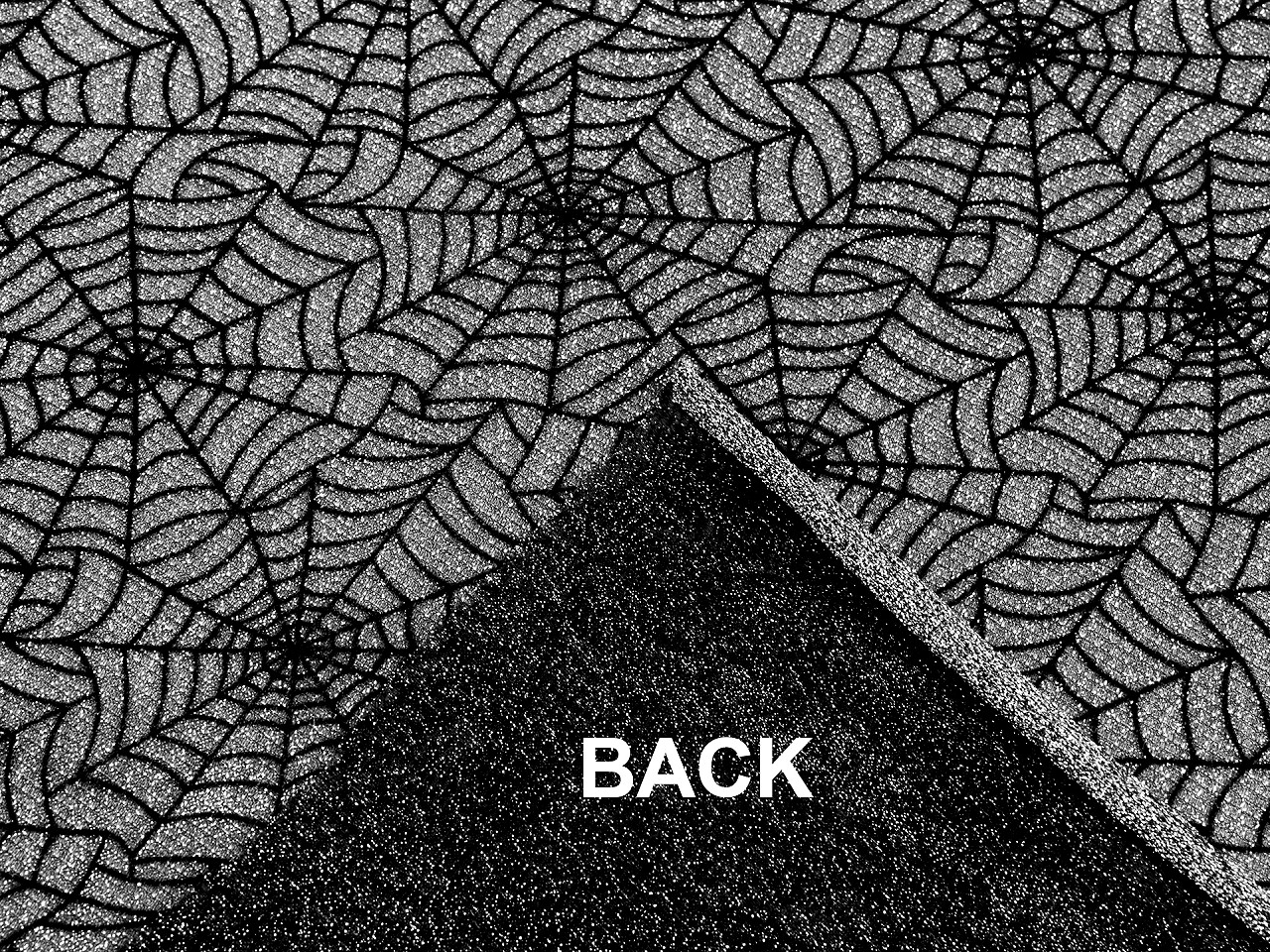 Tesatura cu lurex pânză de păianjen - Negru (1 Metru)