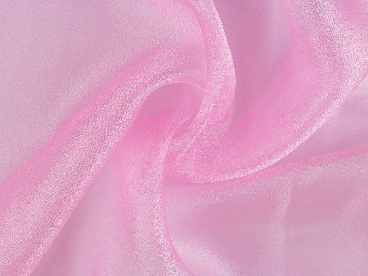 Organza decorativa lucioasa - Crem deschis (1 Metru)