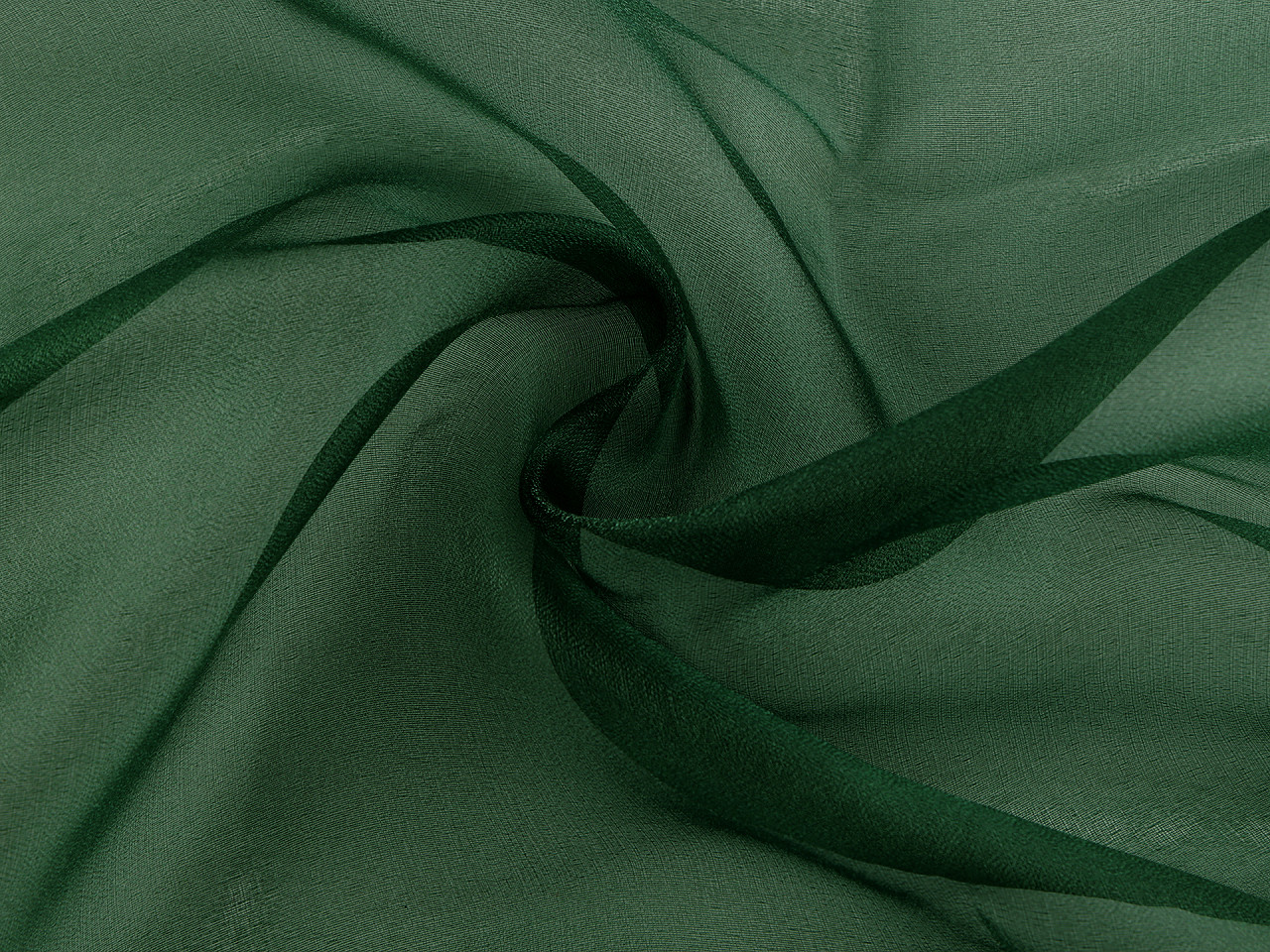 Organza decorativa lucioasa - Crem deschis (1 Metru)